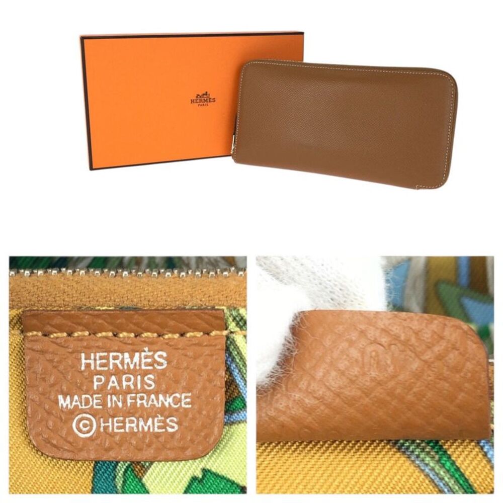 Hermes Azap Long Silk'in Wallet Brown - Picture 5 of 10
